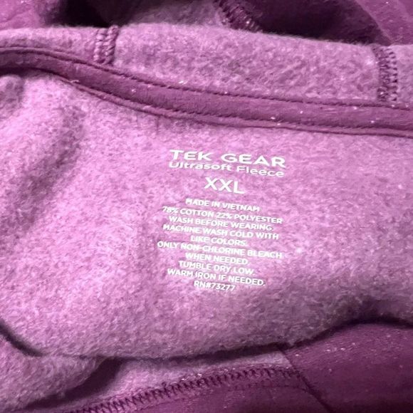 Tek Gear Women's Plus Size Ultrasoft Fleece Hoodie SZ XXL: NWT - Picture 7 of 9